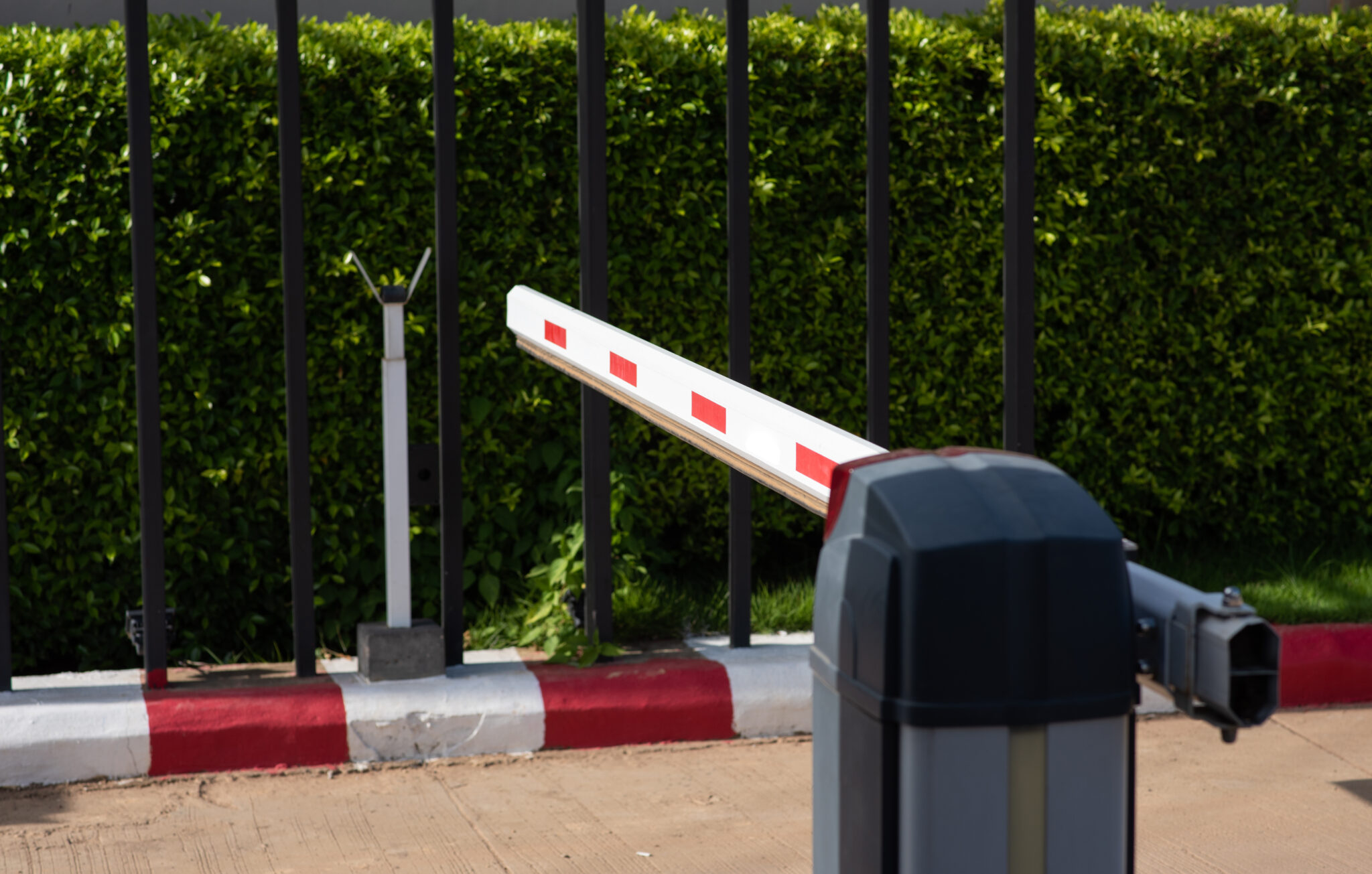 barrier gate automatic system for security.